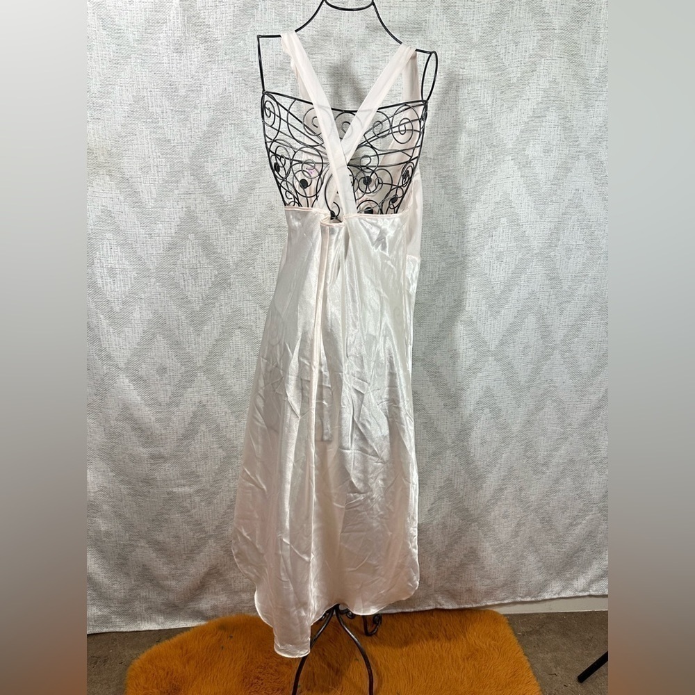 Alexandra Nicole light pink maxi slip dress size L - Picture 7 of 9